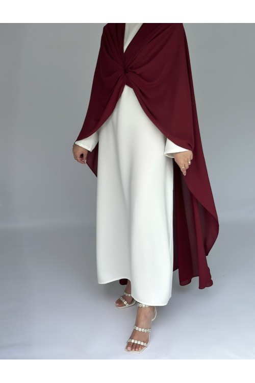 Abaya Georgina burgundy