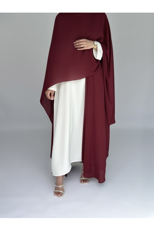 Abaya Georgina burgundy