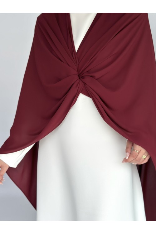 Abaya Georgina burgundy