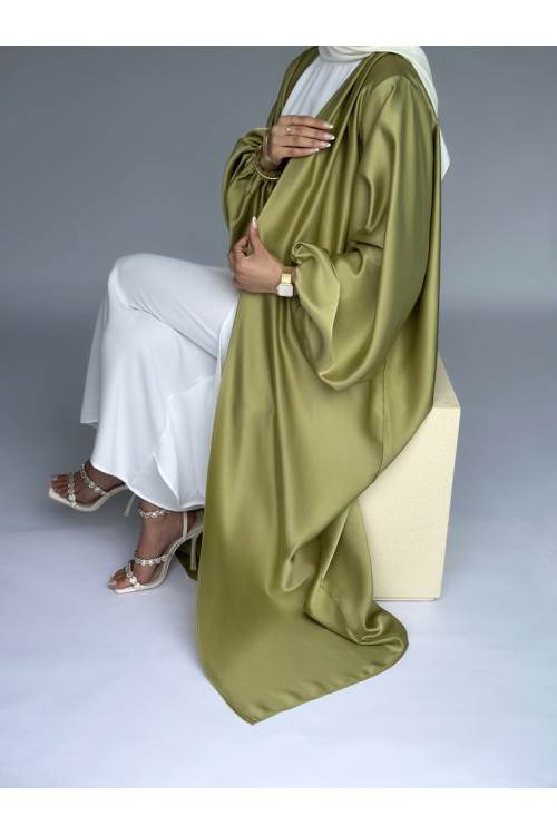 Abaya Mia vert lime