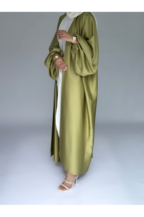 Abaya Mia vert lime