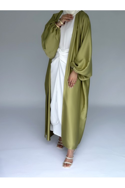 Abaya Mia vert lime