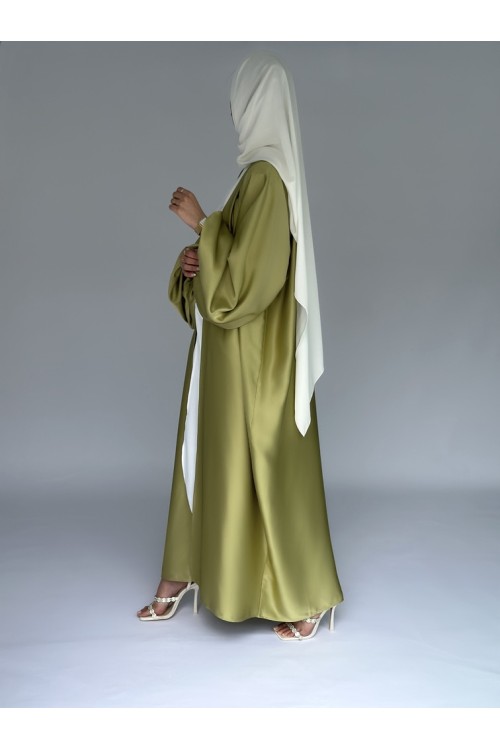 Abaya Mia vert lime