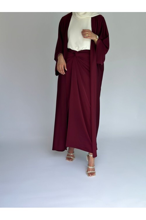 Ensemble jupe Carmela burgundy