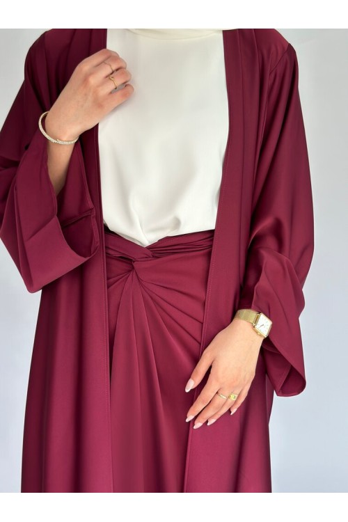 Ensemble jupe Carmela burgundy