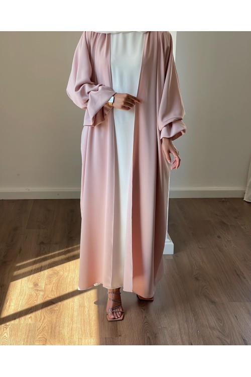 Abaya Lola rose poudré