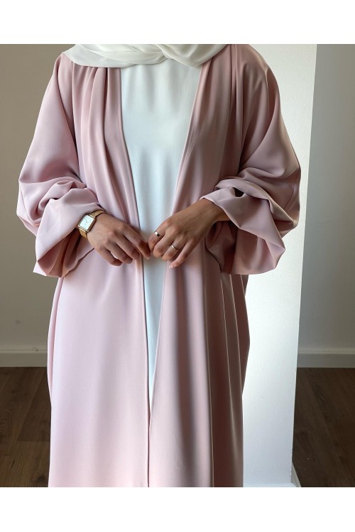 Abaya Lola rose poudré