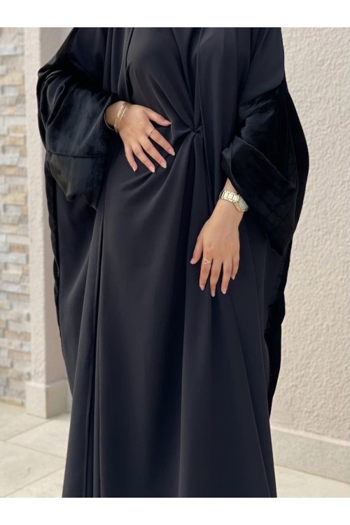 Sous Abaya Lola noire (manches courtes)