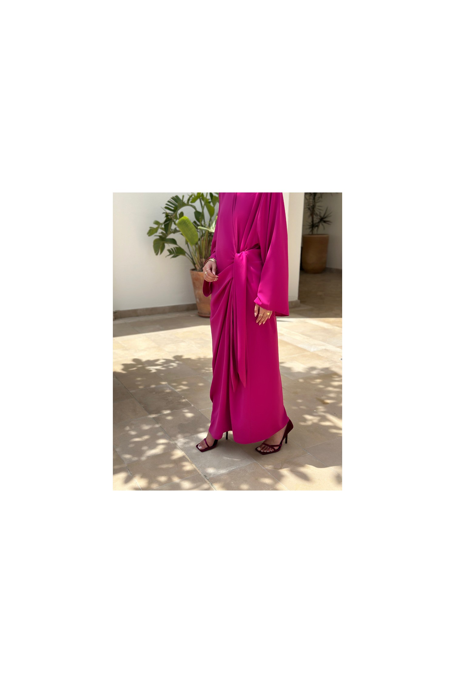 Robe Gabriela fushia