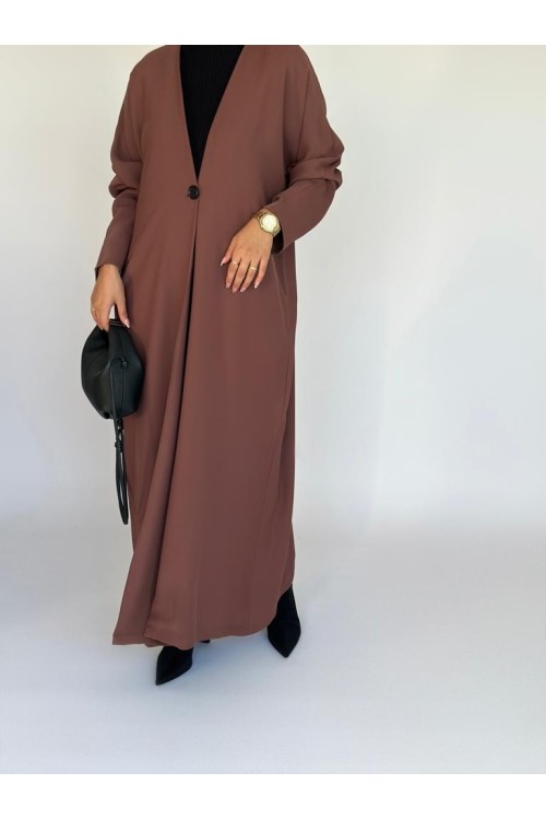 Abaya basic mokka