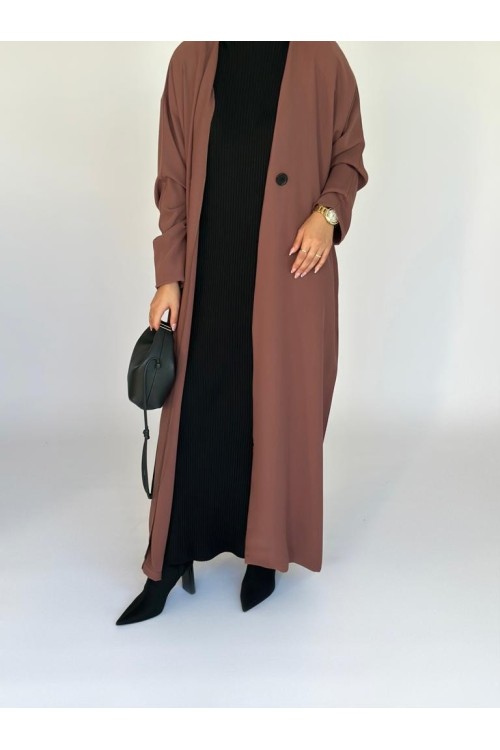 Abaya basic mokka