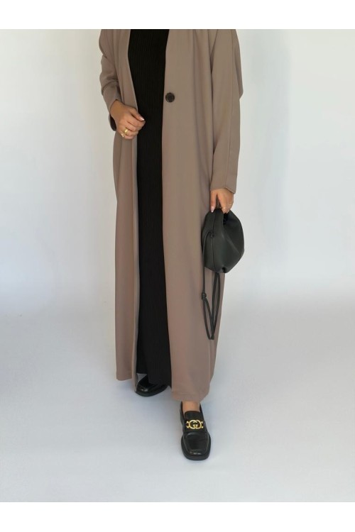 Abaya basic taupe