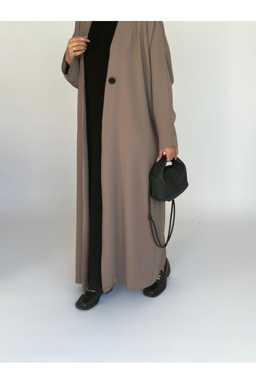 Abaya basic taupe