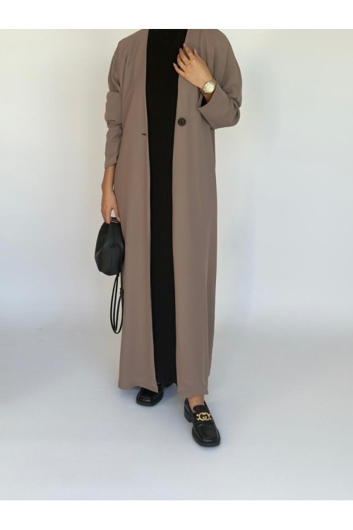 Abaya basic taupe