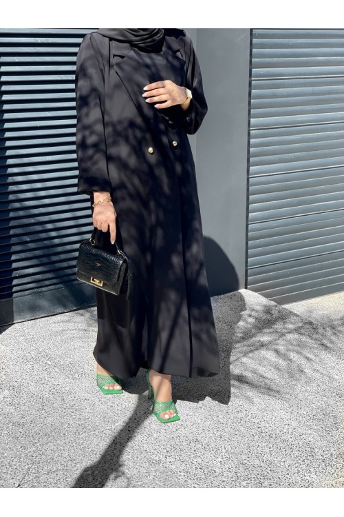 Abaya blazer noir