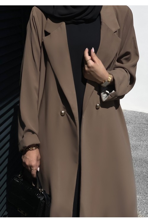 Abaya blazer mokka