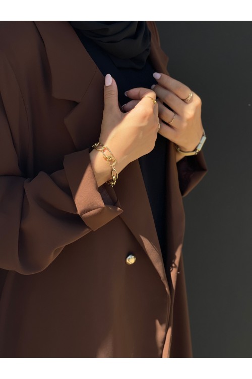 Abaya blazer chocolate