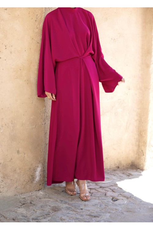 Robe Carmen fushia