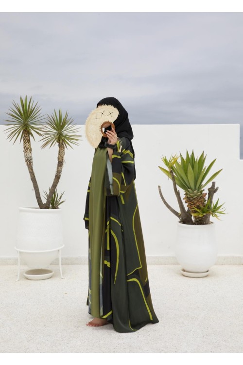 Abaya Abril lime