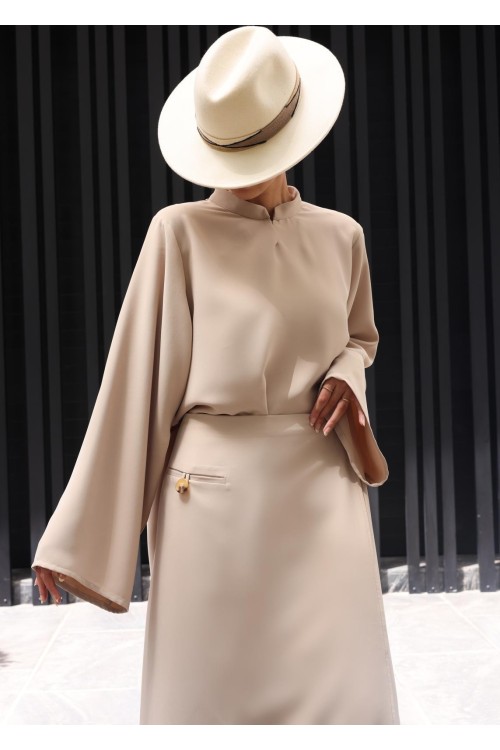 Robe Beatriz beige