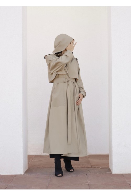 Trench Imperméable beige