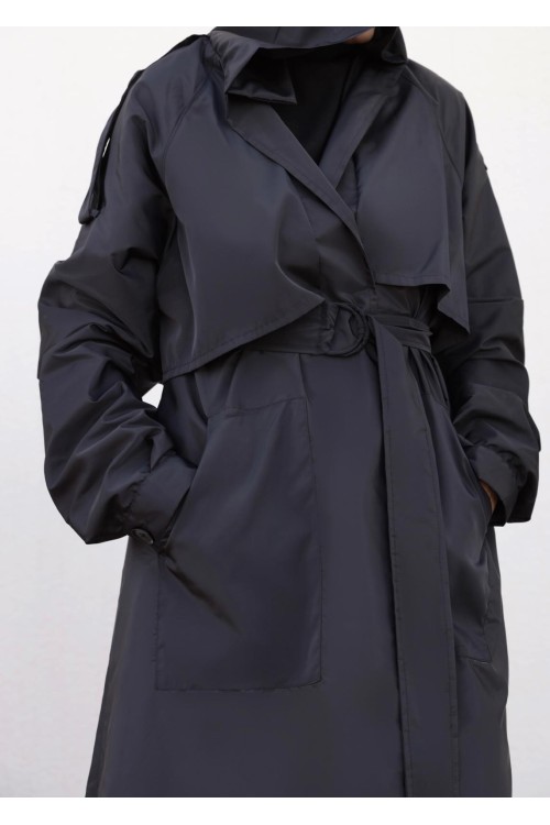 Trench Imperméable noir