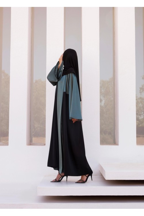 Abaya Maïla vert jade