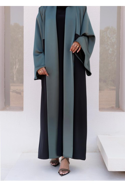 Abaya Maïla vert jade