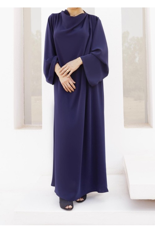 Robe Anais bleu nuit