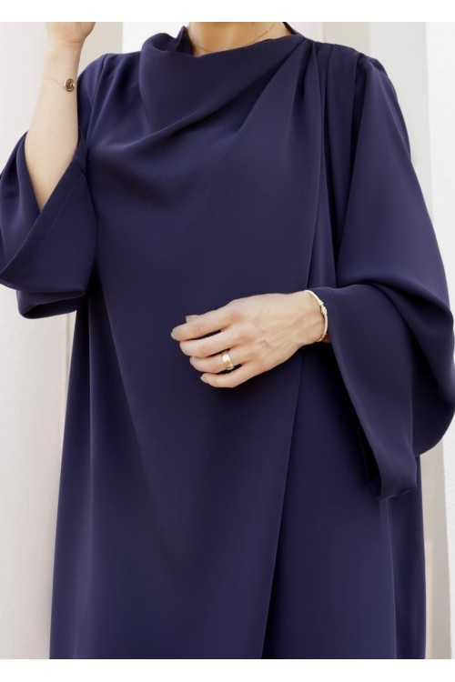 Robe Anais bleu nuit