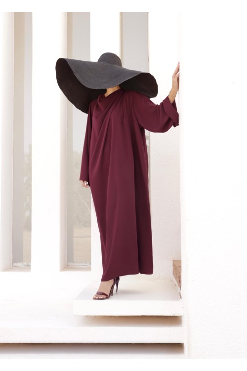 Robe Anais burgundy