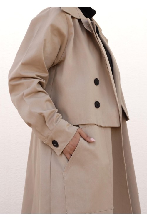 Trench Mayri beige