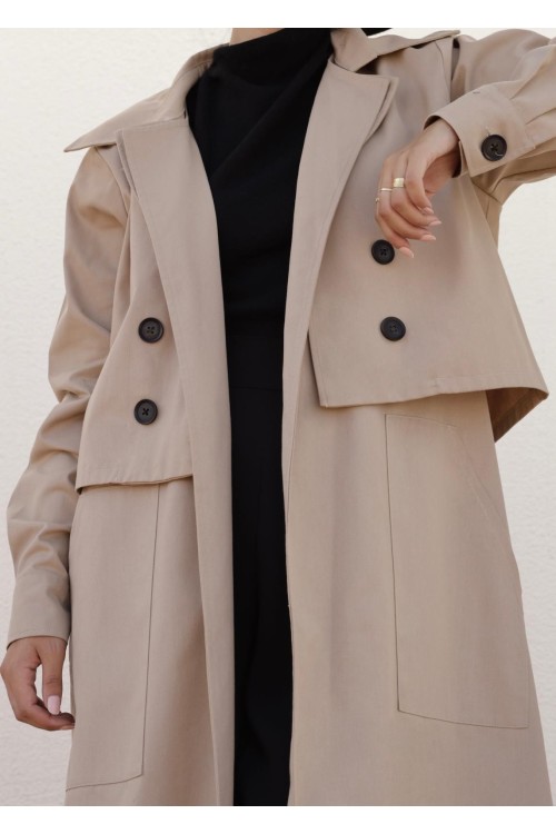 Trench Mayri beige