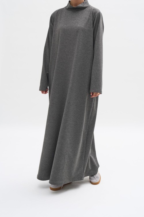 Sous abaya winter grise