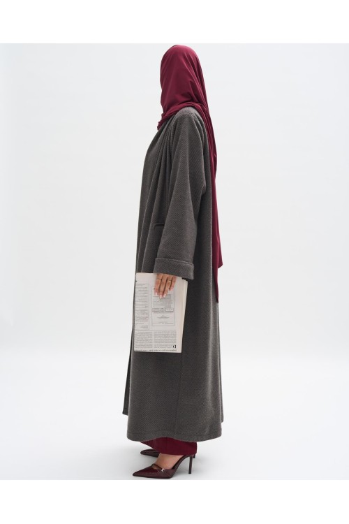 Abaya coat Alma gris