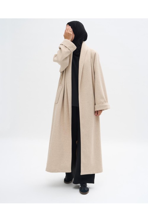 Abaya coat Alma beige