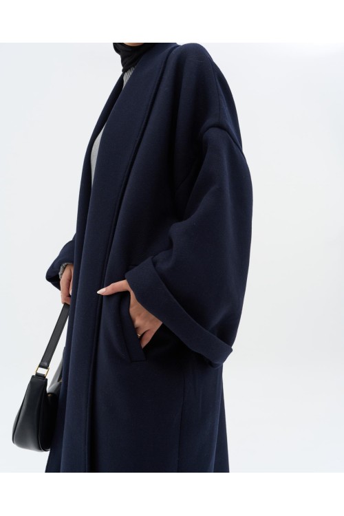 Manteau Lana bleu nuit