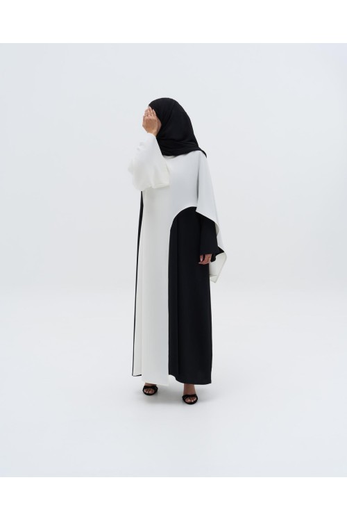 Abaya Paloma II noir & blanc