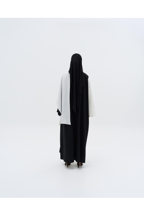 Abaya Paloma II noir & blanc