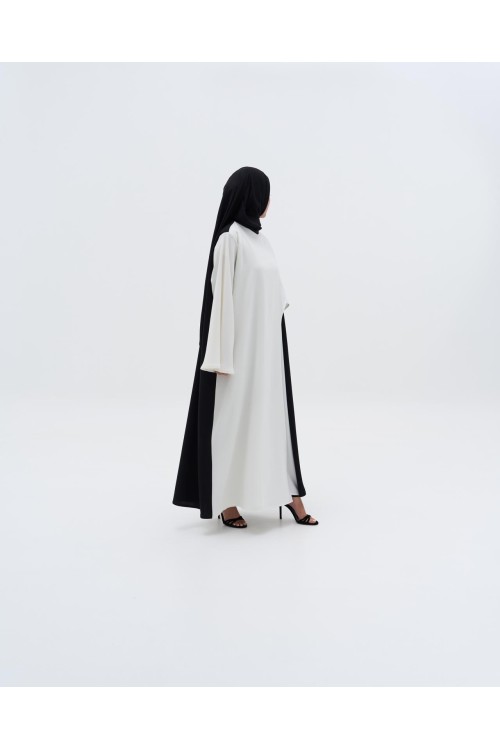 Abaya Paloma II noir & blanc