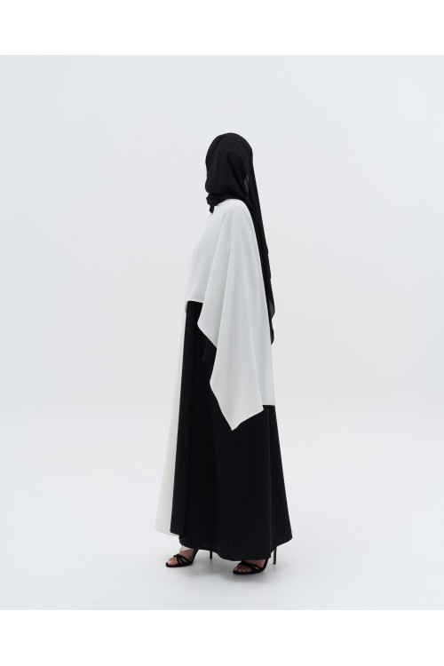 Abaya Paloma II noir & blanc