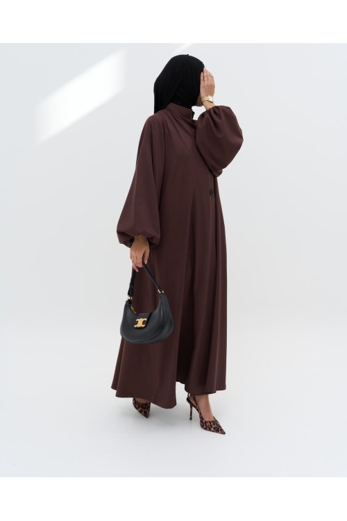 Robe Alyn marron