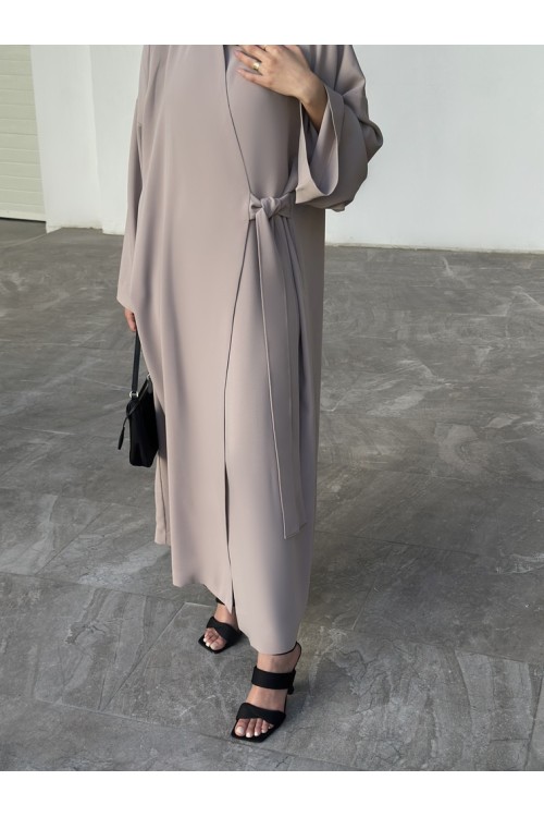 Abaya Yuna greige