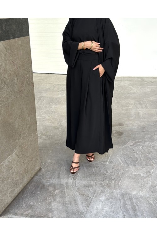 Abaya classy noir (seule)