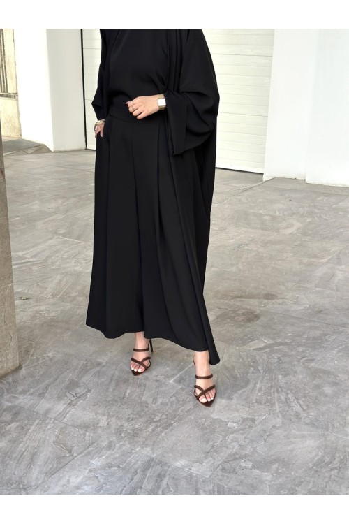 Abaya classy noir (seule)