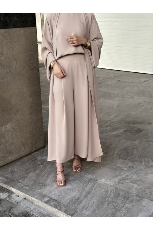 Abaya classy beige (seule)